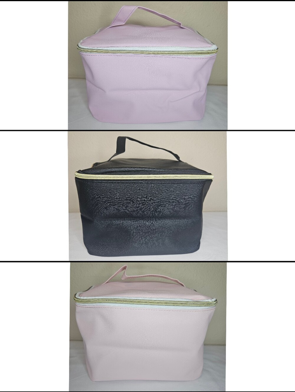 Pick 1 | Cosmetic Travel Pouch + FREE Travel Bottles & Spa Headband NEW